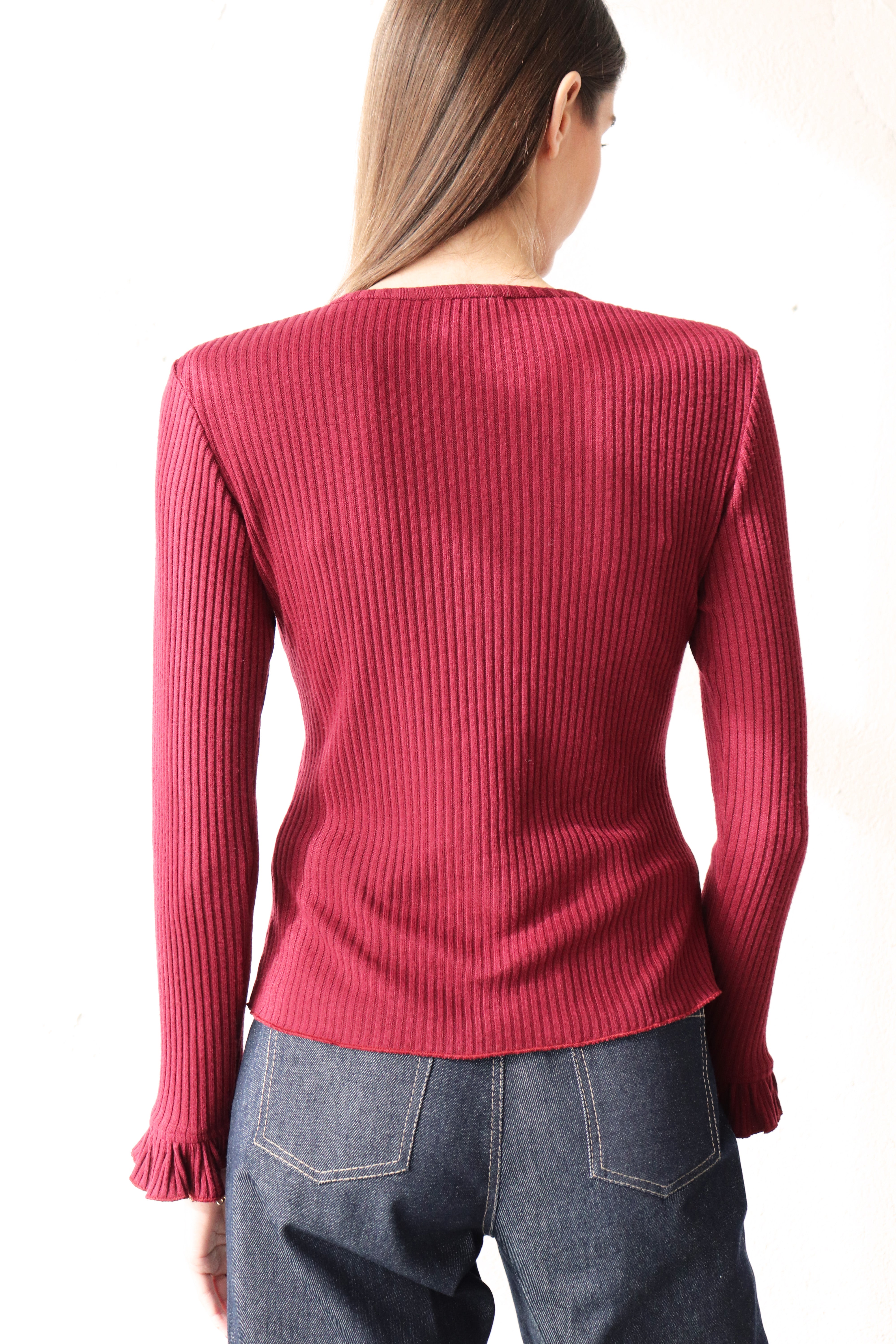 РИПСЕНА ЖИЛЕТКА В БОРДО