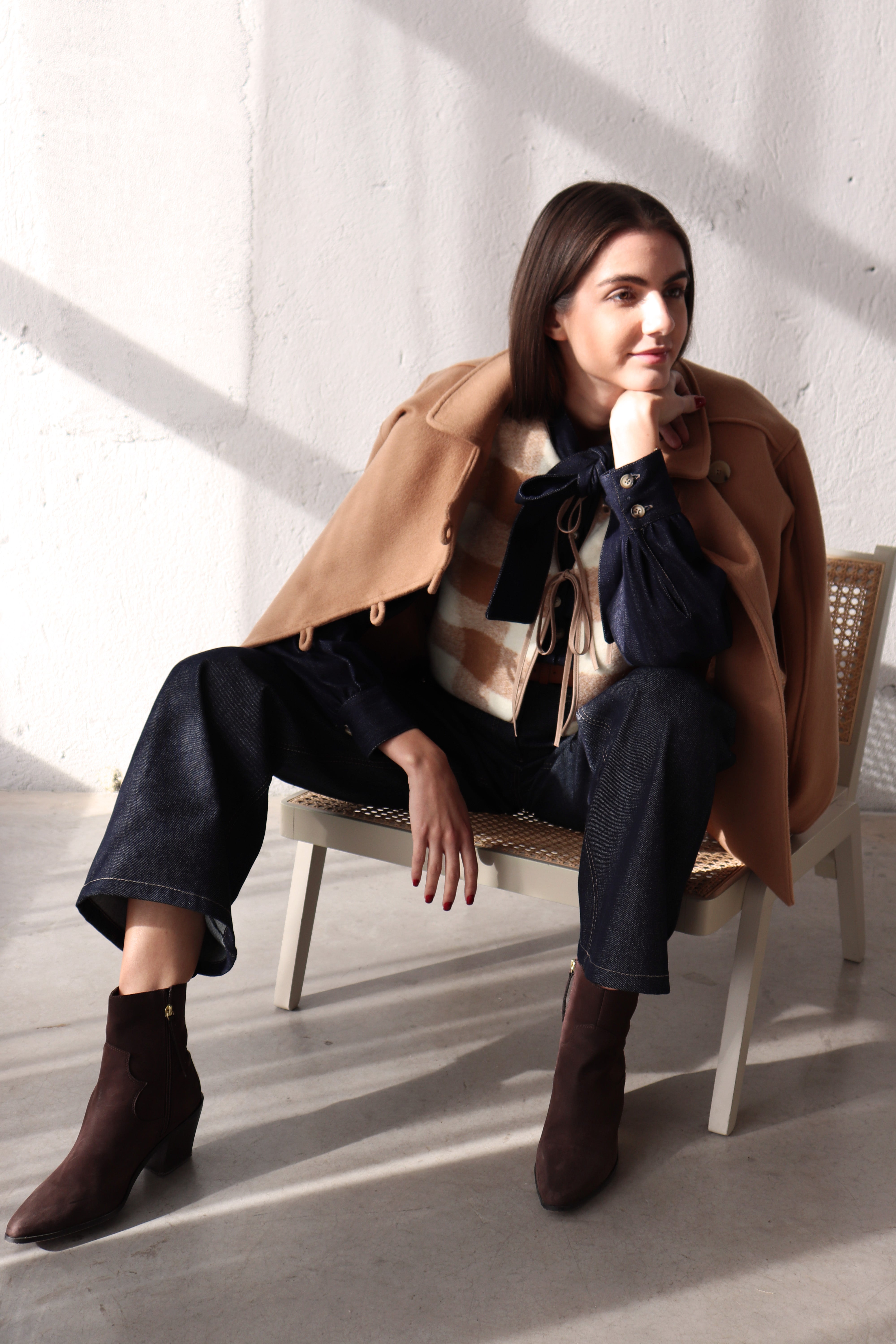 РИЗА ОТ СУРОВ ДЕНИМ