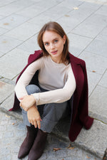 ПАНТАЛОН ОТ СУРОВА ВЪЛНА В СИВО РАЙЕ