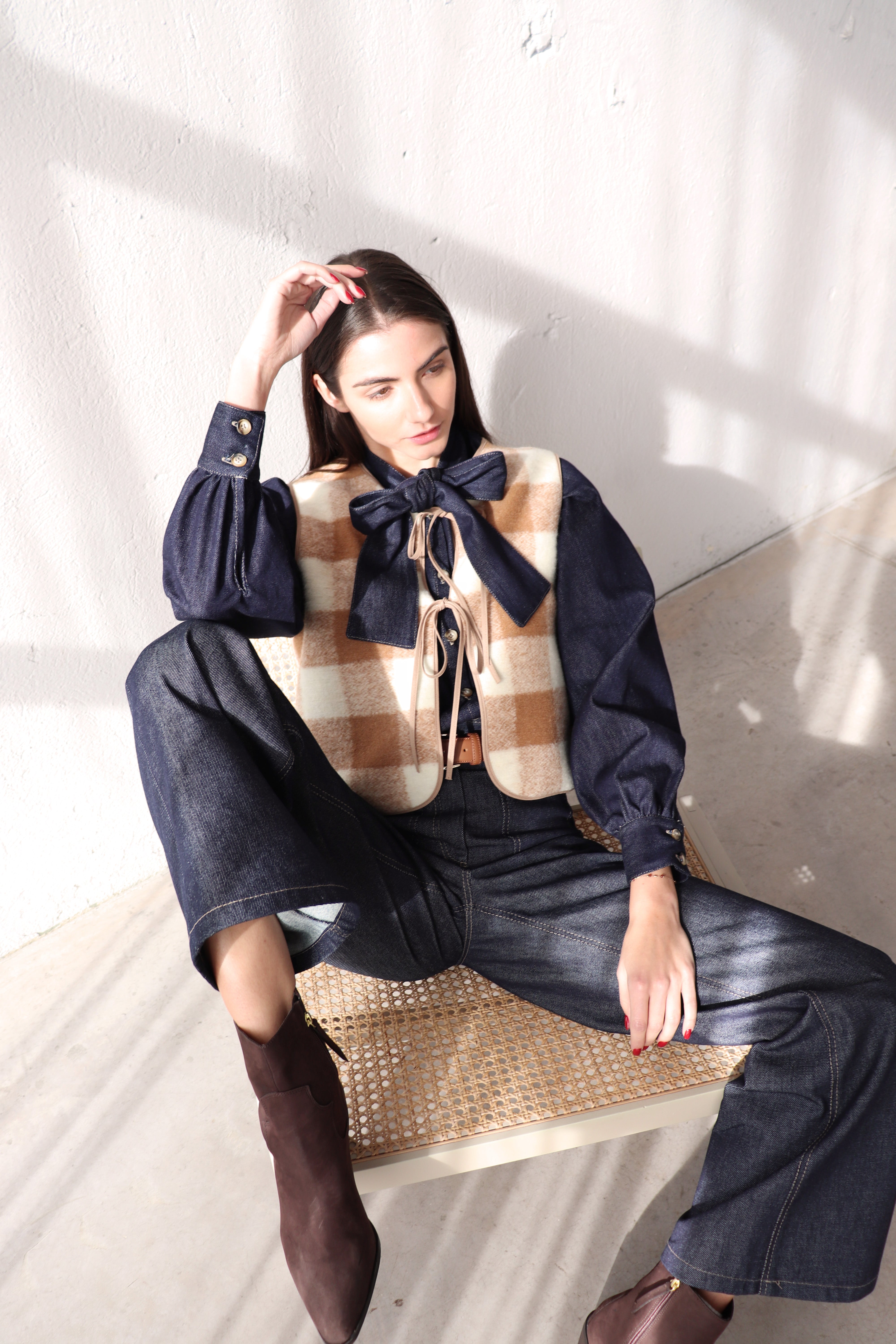 РИЗА ОТ СУРОВ ДЕНИМ