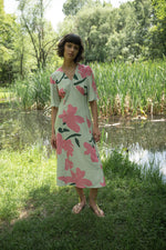 ЛЕНЕНА РОКЛЯ С ПРИНТ