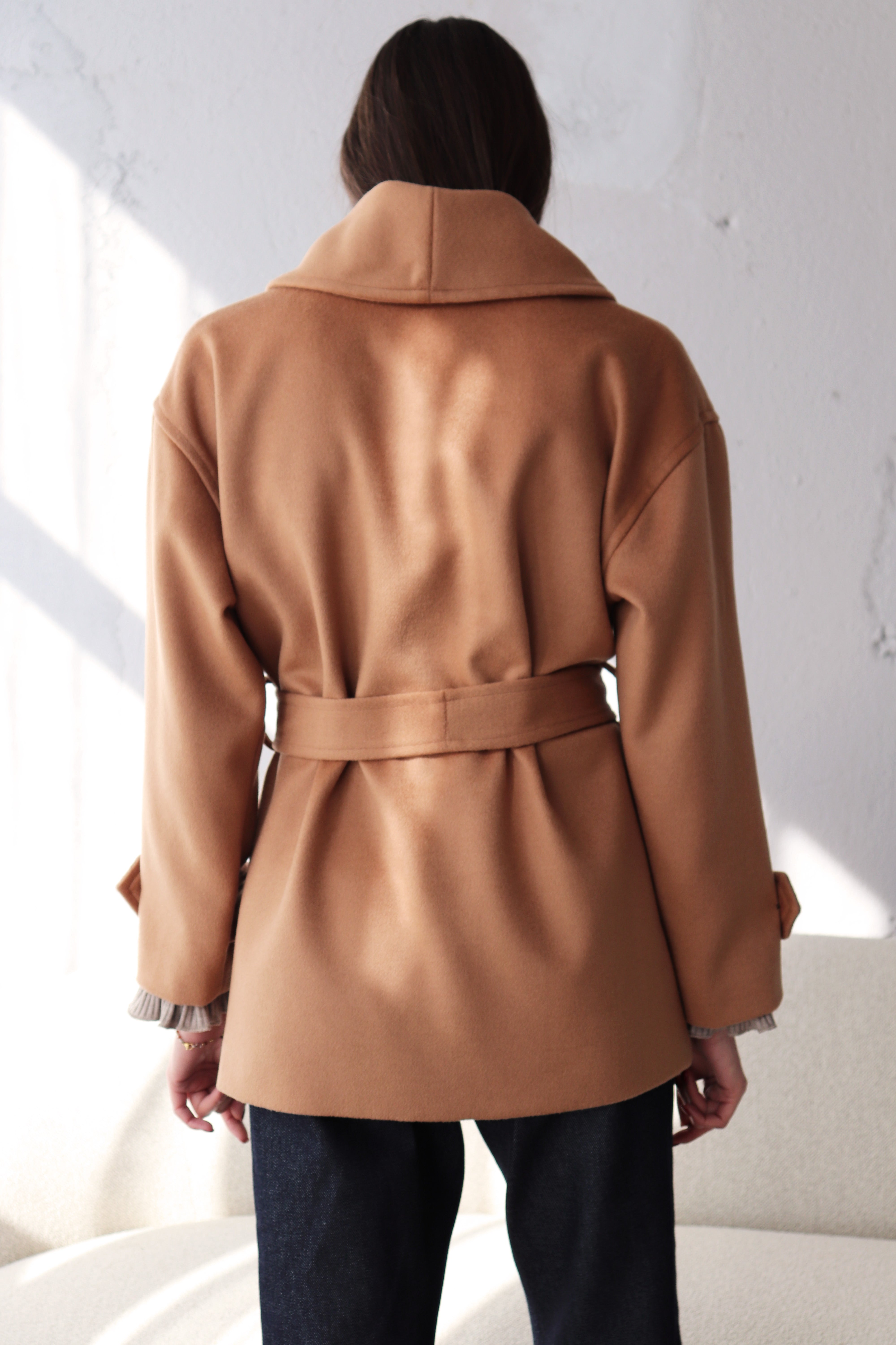 КАМЕЛ ПАЛТО С ШАЛ ЯКА