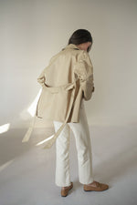 ПАМУЧЕН ТРЕНЧ С КОЛАН