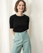 ЧЕРНА РИПСЕНА БЛУЗА