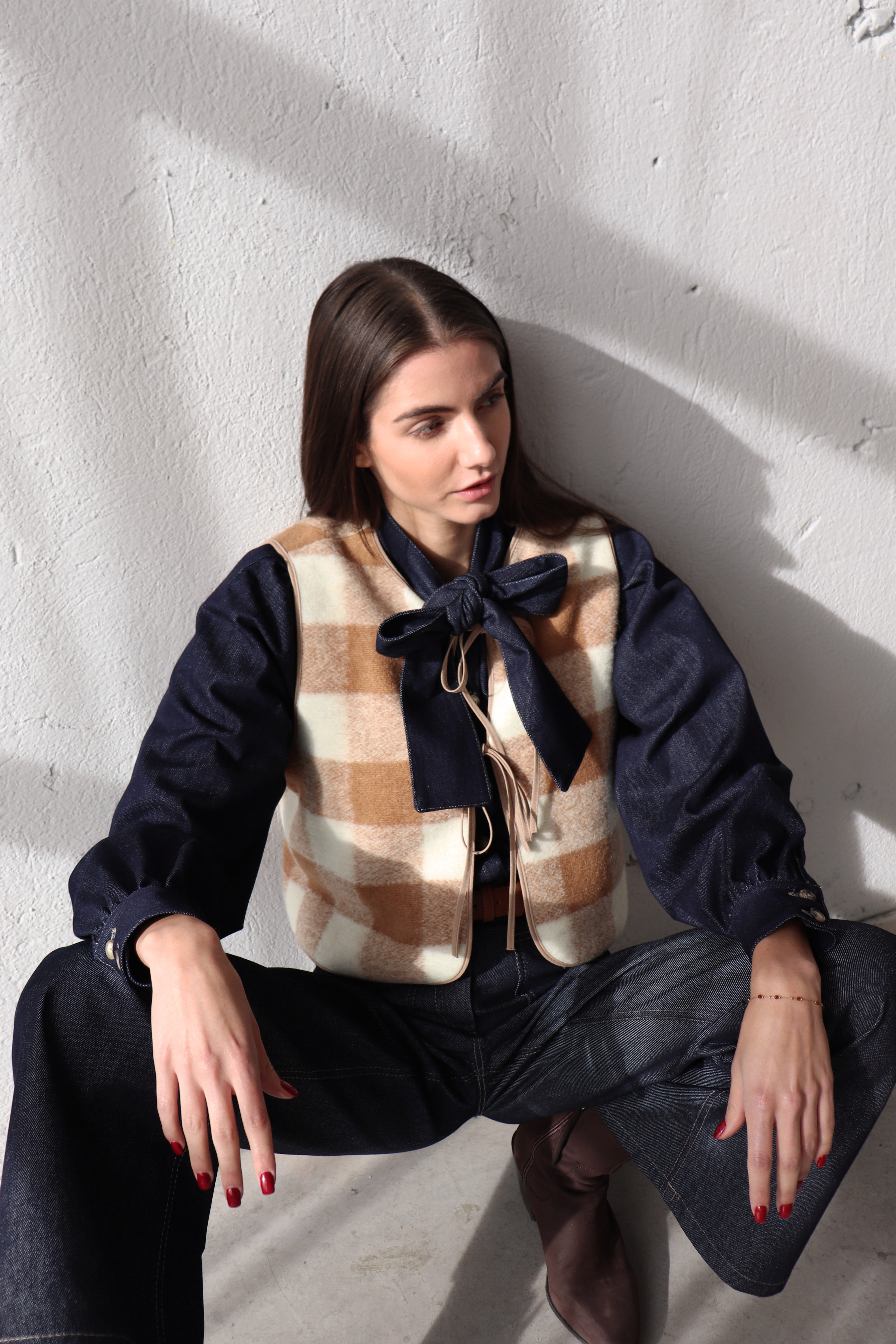 РИЗА ОТ СУРОВ ДЕНИМ