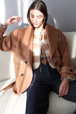 КАМЕЛ ПАЛТО С ШАЛ ЯКА