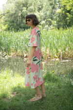 ЛЕНЕНА РОКЛЯ С ПРИНТ