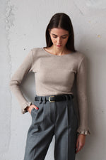 СИВ ПАНТАЛОН ОТ СУРОВА ВЪЛНА