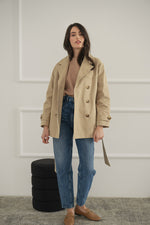 ПАМУЧЕН ТРЕНЧ С КОЛАН