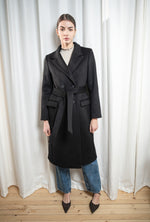 ЧЕРНО КАШМИРЕНО ПАЛТО