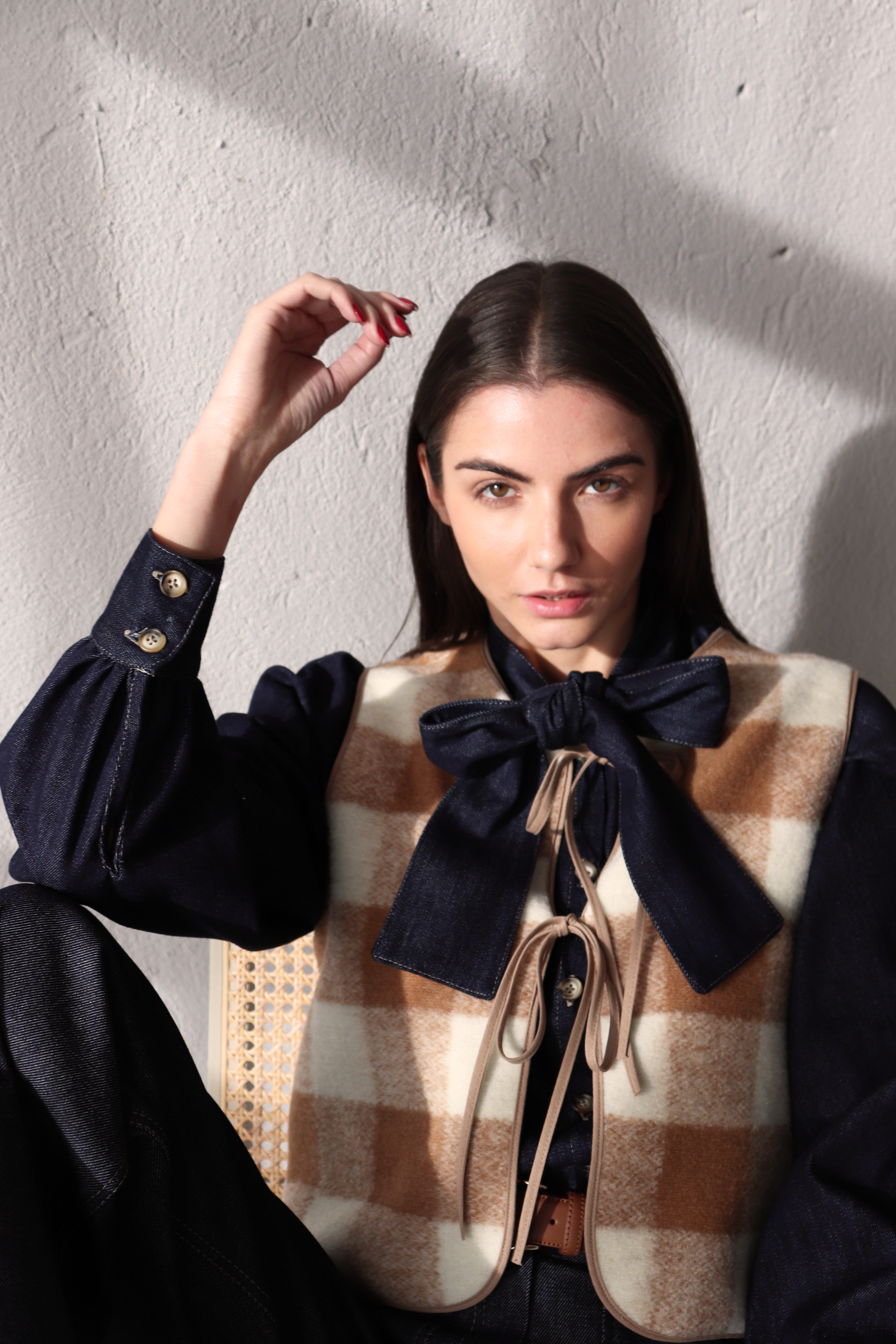 РИЗА ОТ СУРОВ ДЕНИМ