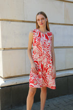 КЪСА ЛЕНЕНА РОКЛЯ С НАБОРИ