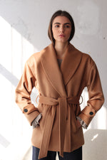 КАМЕЛ ПАЛТО С ШАЛ ЯКА