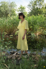 ЛЕНЕНА ДЪЛГА РОКЛЯ