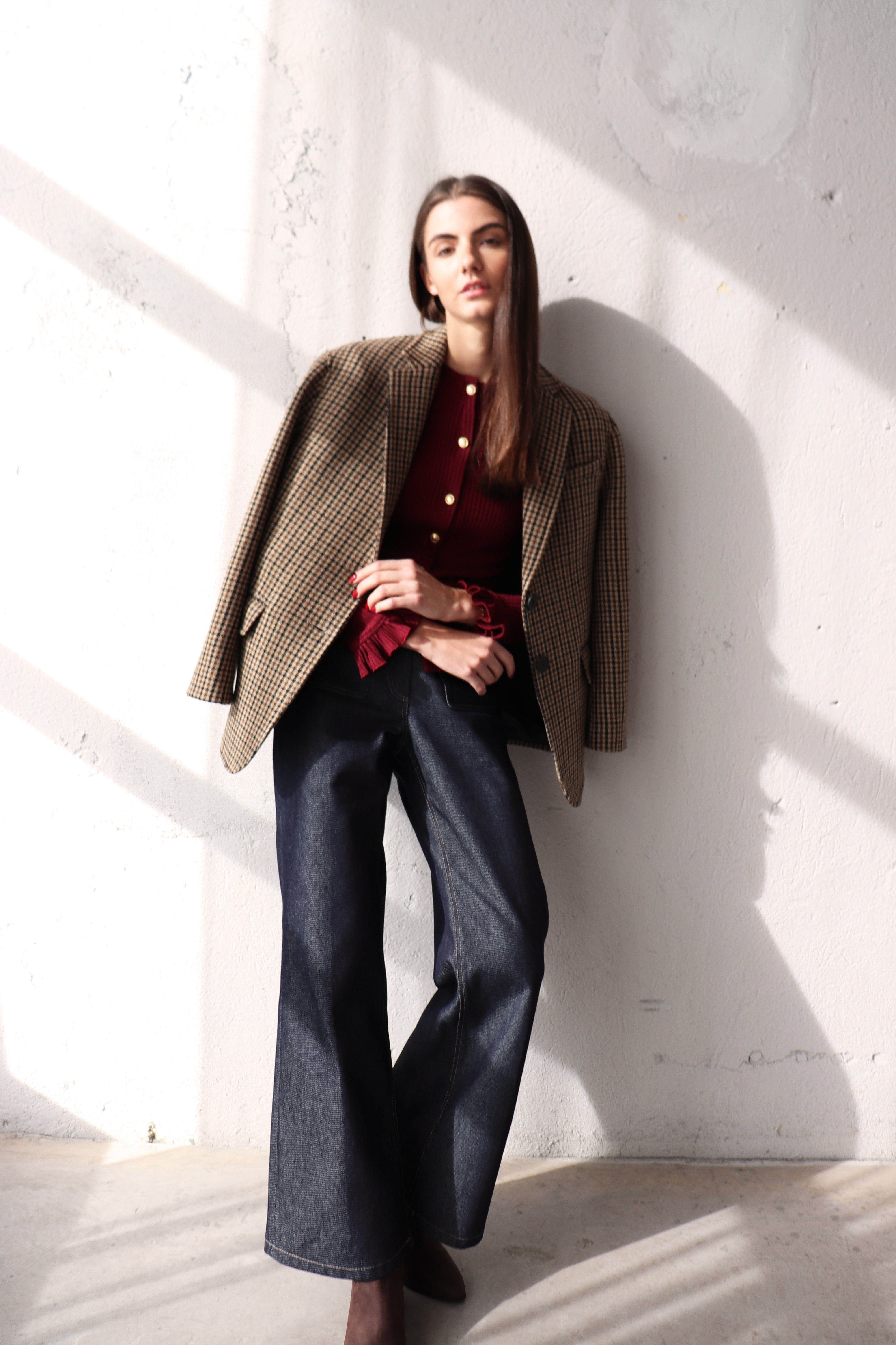 РИПСЕНА ЖИЛЕТКА В БОРДО