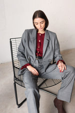 СИВ ПАНТАЛОН ОТ СУРОВА ВЪЛНА