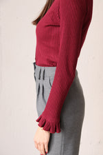 РИПСЕНА ЖИЛЕТКА В БОРДО