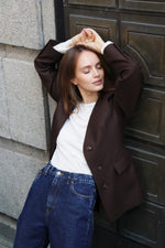 КАФЯВ ЕДНОРЕДЕН БЛЕЙЗЪР БЕЗ РЕВЕР