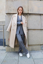 ПАНТАЛОН С БАСТИ В СИВО РАЙЕ