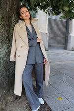 ПАНТАЛОН С БАСТИ В СИВО РАЙЕ